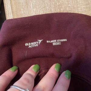 Maroon Leggings